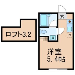 ヒルスミキ上倉田の物件間取画像